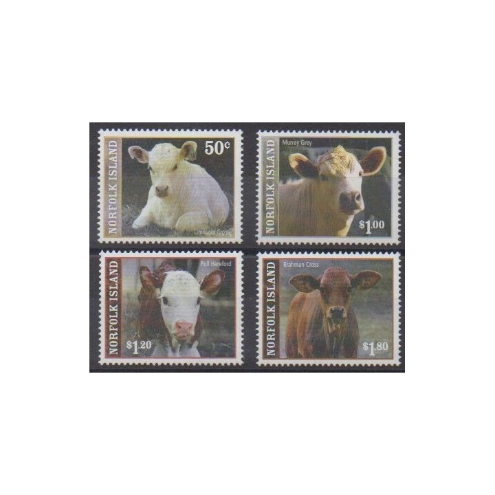 Acheter cette série de timbres de l'île de Norfolk de l'année 2008 (No 955/958).