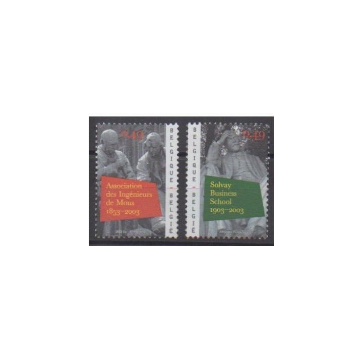 Acheter cette série de timbres de Belgique de l'année 2003 (No 3153/3154).