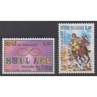 Acheter cette série de timbres de Belgique de l'année 2003 (No 3165/3166).