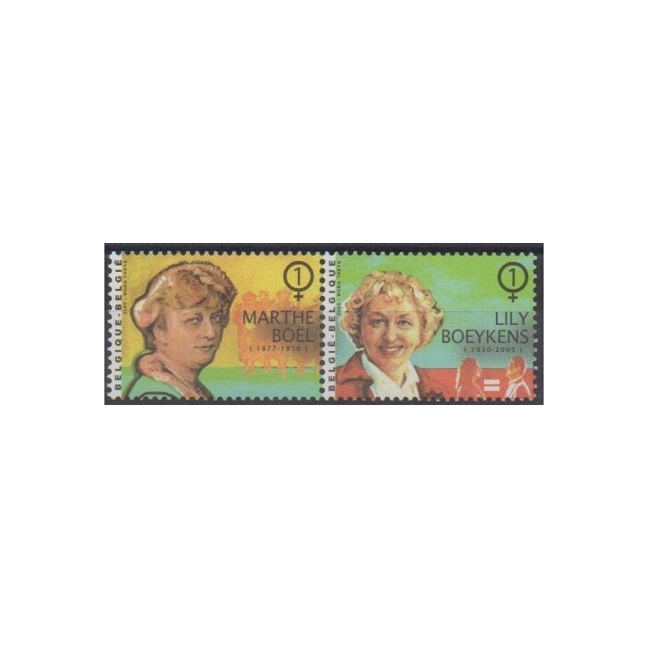 Acheter cette série de timbres de Belgique de l'année 2009 (No 3863/3864).