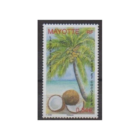 Mayotte - 2008 - No 209 - Fruits ou légumes - Arbres