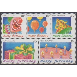 Acheter cette série de timbres de Nouvelle-Zélande de l'année 1991 (No 1110/1114).