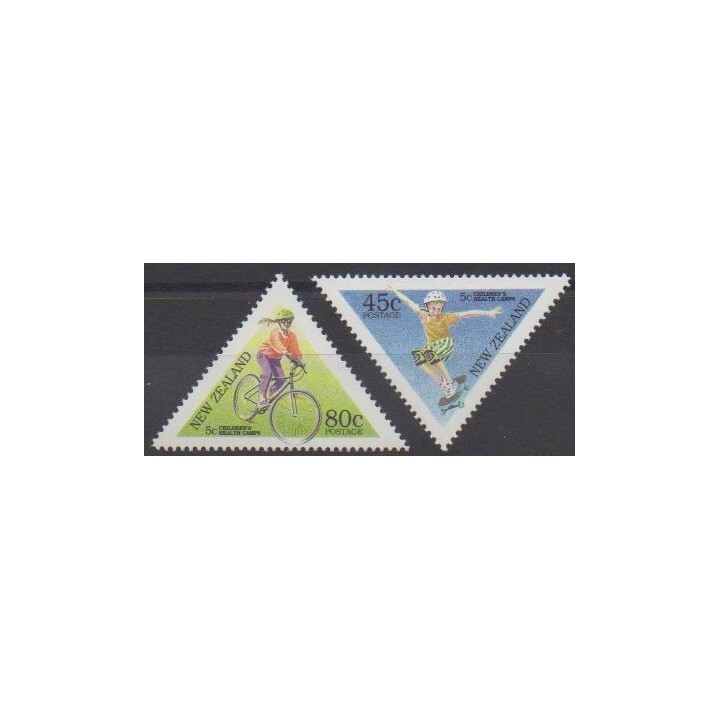 Acheter cette série de timbres de Nouvelle-Zélande de l'année 1995 (No 1371/1372).