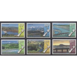 Acheter cette série de timbres de Nouvelle-Zélande de l'année 1997 (No 1548/1553).