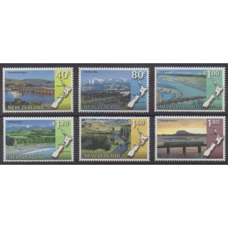 Nouvelle-Zélande - 1997 - No 1548/1553 - Chemins de fer - Tourisme