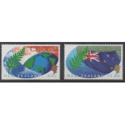 New Zealand - 1995 - Nb 1416/1417 - Flags