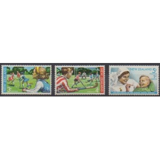 Acheter cette série de timbres de Nouvelle-Zélande de l'année 1971 (No 542/544).