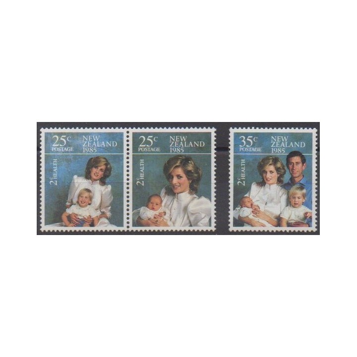 Acheter cette série de timbres de Nouvelle-Zélande de l'année 1985 (No 903/905).