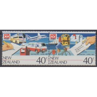 Buy this set of stamps of New Zealand of the year 1987 (Nb 954/955).