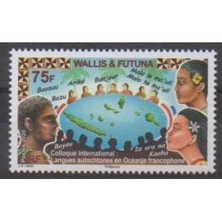 Buy this stamp of Wallis et Futuna of the year 2020 (Langues autochtones).