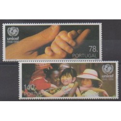 Portugal - 1996 - Nb 2092/2093 - Childhood