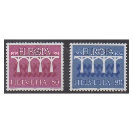 Suisse - 1984 - No 1199/1200 - Europa