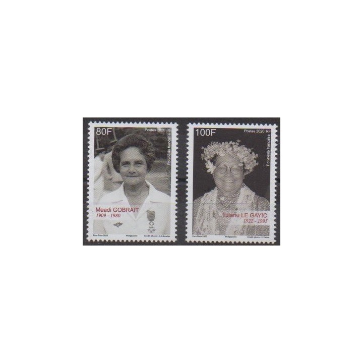 Buy this stamp of Polynesia of the year 2020 (Gobrait - Le Gayic).