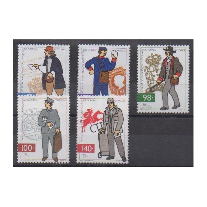 Acheter cette série de timbres du Portugal de l'année 1996 (No 2133/2137).