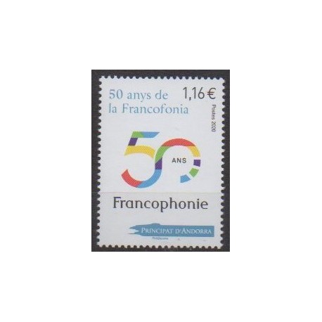 Andorre - 2020 - No 842 - Francophonie