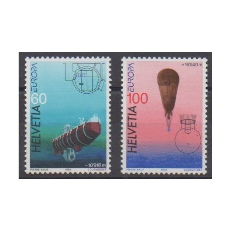 Suisse - 1994 - No 1453/1454 - Europa