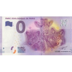 Billet souvenir - Parc zoologique de Paris - 2016-2