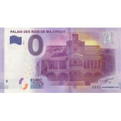 Euro banknote memory - 66 - Palais des rois de Majorque - 2016-1