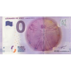 Euro banknote memory - 37 - Léonard de Vinci - 2016