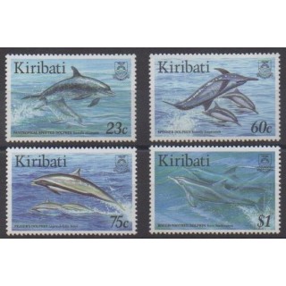 Acheter cette série de timbres de Kiribati de l'année 1996 (No 371/374).