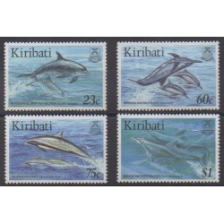 Kiribati - 1996 - Nb 371/374 - Sea life - Mamals