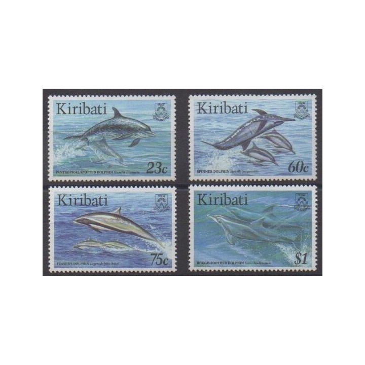 Acheter cette série de timbres de Kiribati de l'année 1996 (No 371/374).