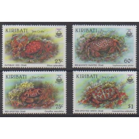 Kiribati - 1996 - No 379/382 - Vie marine