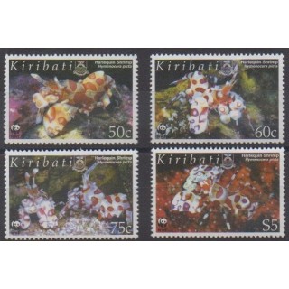 Acheter cette série de timbres de Kiribati de l'année 2005 (No 591/594).