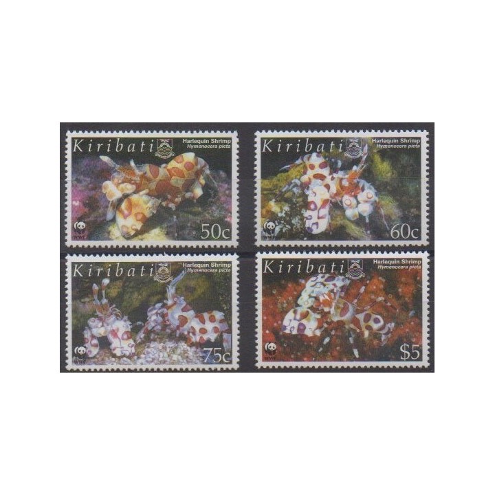 Acheter cette série de timbres de Kiribati de l'année 2005 (No 591/594).