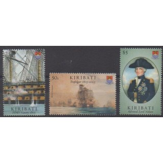Buy this set of stamps of Kiribati of the year 2005 (Nb 588/590).