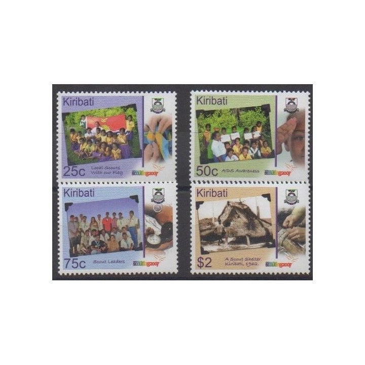 Buy this set of stamps of Kiribati of the year 2007 (Nb 633/636).