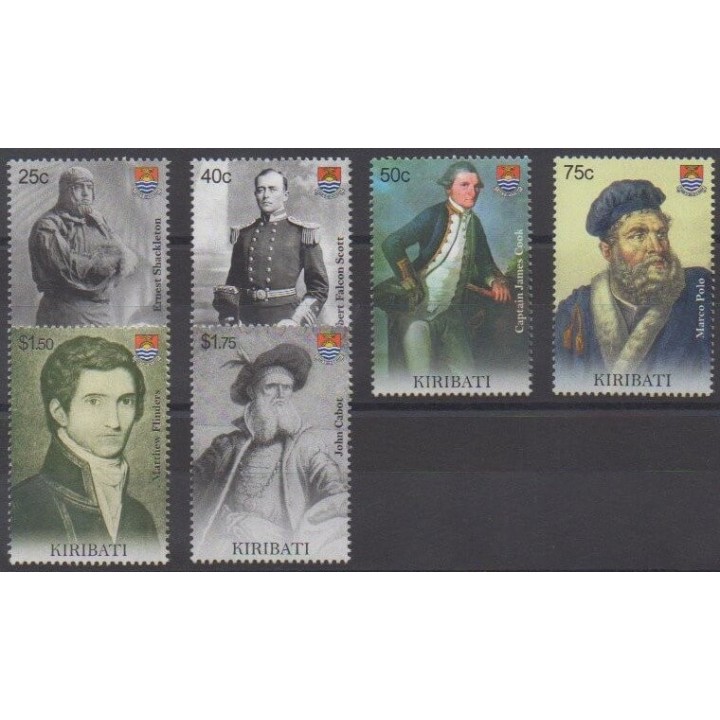 Acheter cette série de timbres de Kiribati de l'année 2009 (No 685/690).