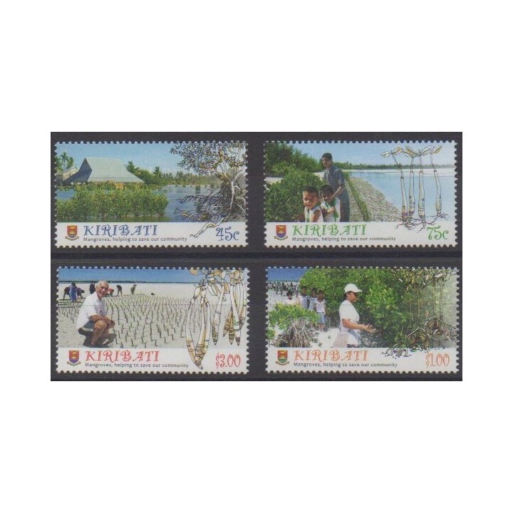 Acheter cette série de timbres de Kiribati de l'année 2014 (No 746/749).