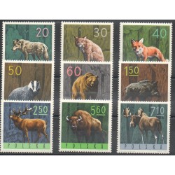 Pologne - 1965- No 1483/1491 - Animaux