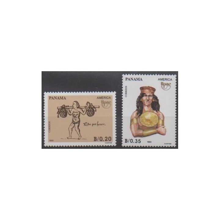 Buy this set of stamps of Panama of the year 1990 (Nb 1071/1072).