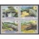 Panama - 1997 - No 1138/1141 - Reptiles - Espèces menacées - WWF