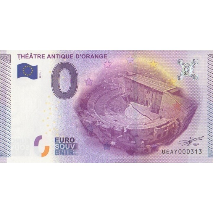 Euro banknote memory - 2015 - Théatre antique - (Vaucluse)