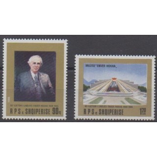 Acheter cette série de timbres d'Albanie de l'année 1988 (No 2171/2172).