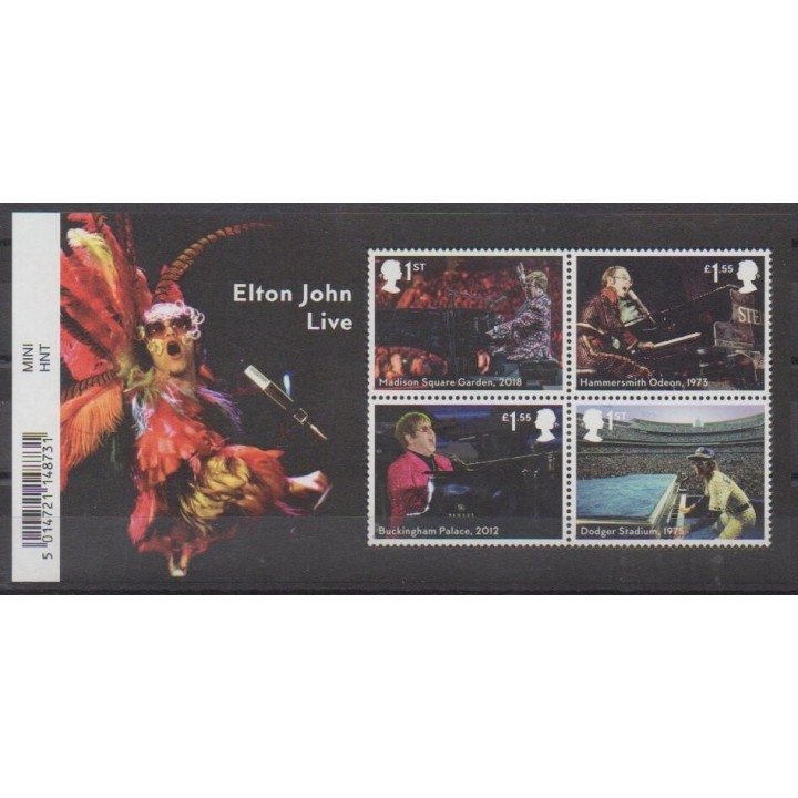 Buy this souvenir sheet  of Great Britain of the year 2019 (Nb F4848).