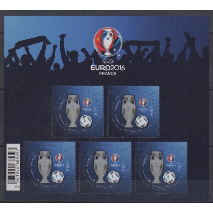 Buy this souvenir sheet  of France of the year 2016 (Nb BF137).