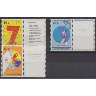 Buy this set of stamps of Netherlands Antilles of the year 1989 (Nb 856/858).