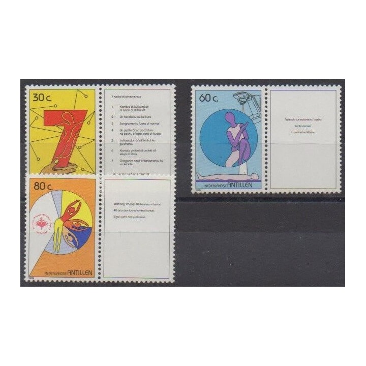 Acheter cette série de timbres des Antilles néerlandaises de l'année 1989 (No 856/858).