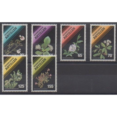 Antilles néerlandaises - 1990 - No 861/866 - Fleurs