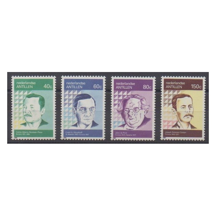Acheter cette série de timbres des Antilles néerlandaises de l'année 1990 (No 875/878).