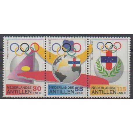 Antilles néerlandaises - 1992 - No 924/926 - Jeux Olympiques d'été