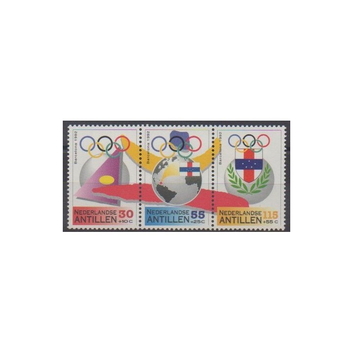 Acheter cette série de timbres des Antilles néerlandaises de l'année 1992 (No 924/926).