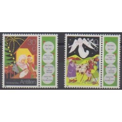 Antilles néerlandaises - 1991 - No 915/916 - Noël