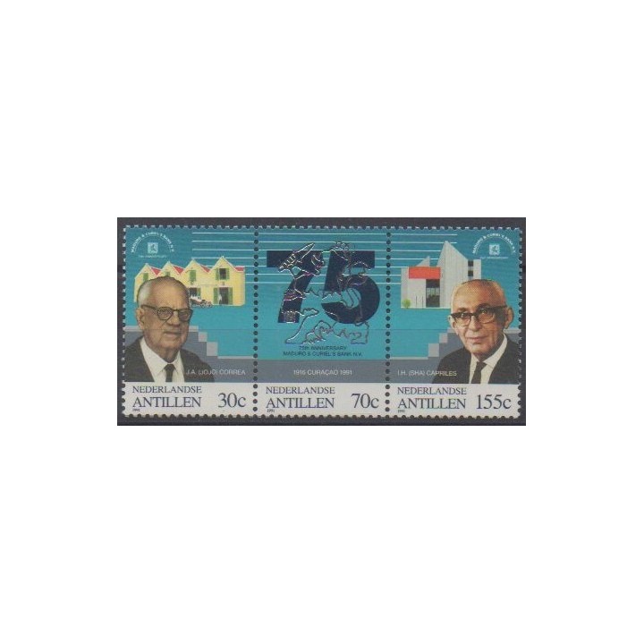 Acheter cette série de timbres des Antilles néerlandaises de l'année 1991 (No 917/919).