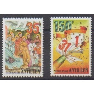 Buy this set of stamps of Netherlands Antilles of the year 1997 (Nb 1114/1115).