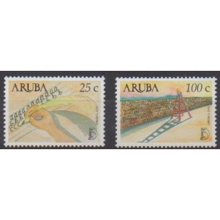 Buy this set of stamps of Aruba (Netherlands Antilles) of the year 2002 (Nb 293/294).